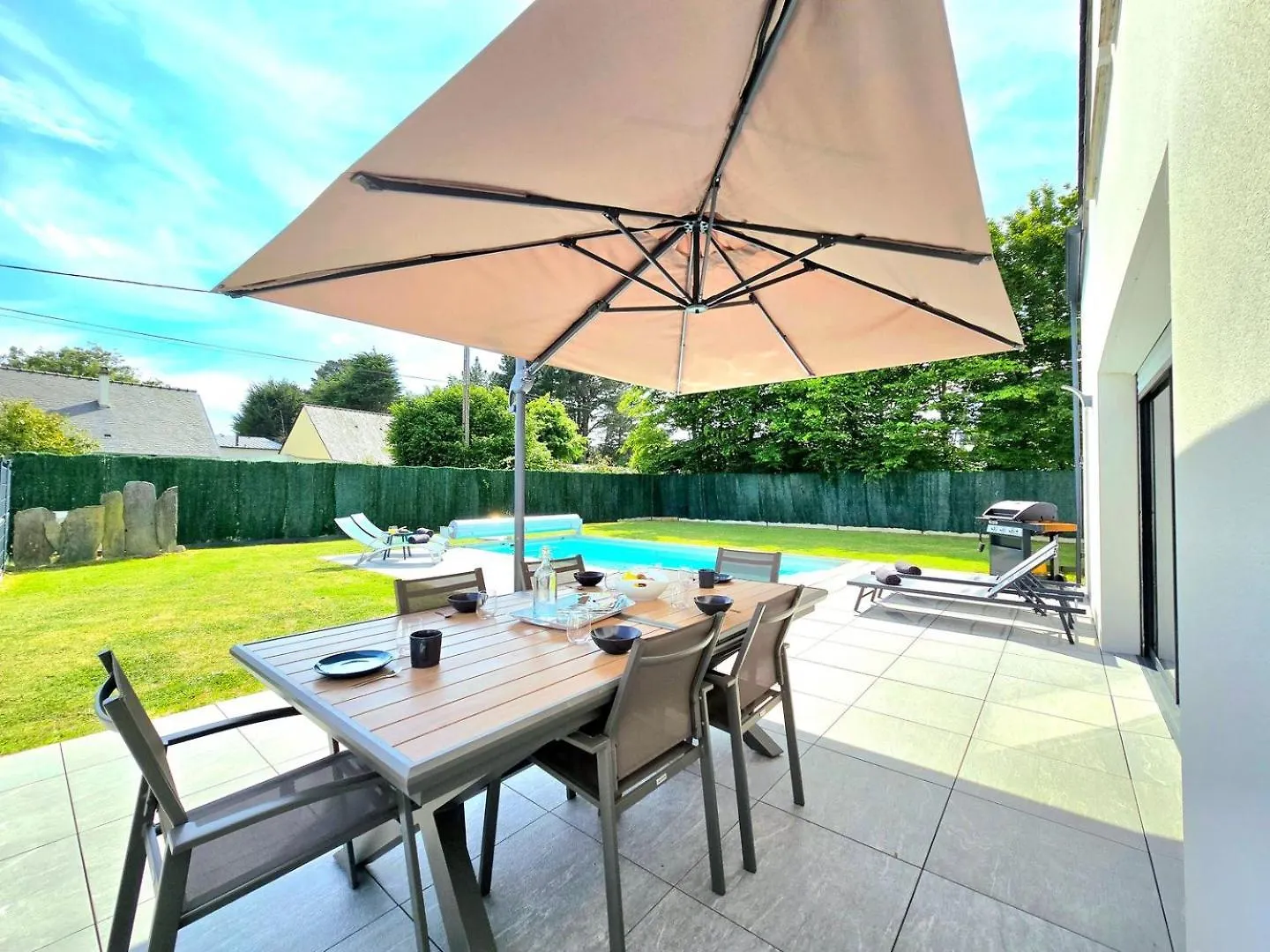 La Saline - Villa Avec Piscine A 450M Des Plages Le Tour-du-Parc