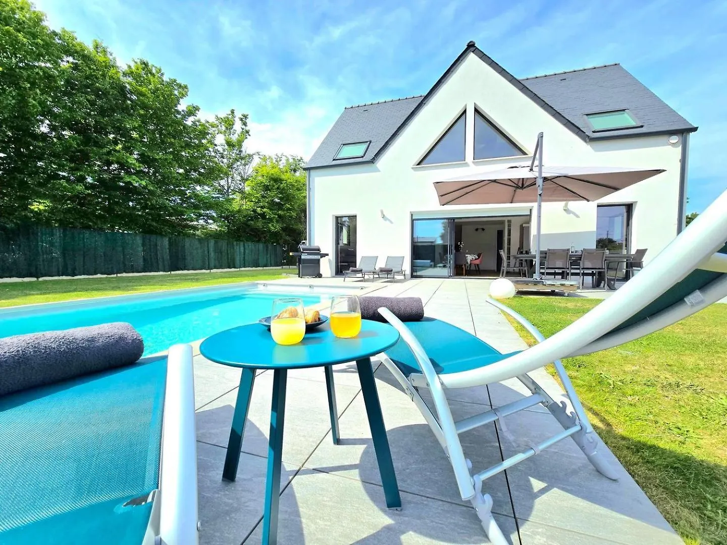 La Saline - Villa Avec Piscine A 450M Des Plages Le Tour-du-Parc